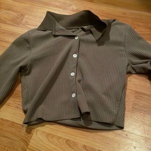 shein button up top!!